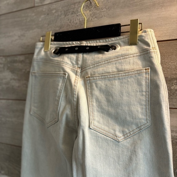 NWT Miaou Roxi Acid Wash With Devin Belt - Picture 10 of 16